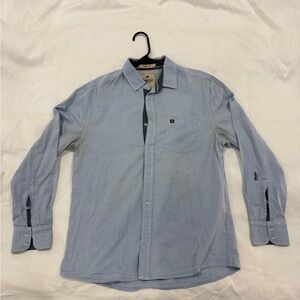 Timeout California Blue Casual Button Down Shirt with Long Sleeves